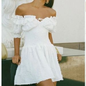 Sabo Skirt Velette Shirred Dress